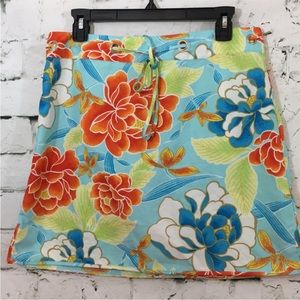 Banana Republic bright tropical skirt